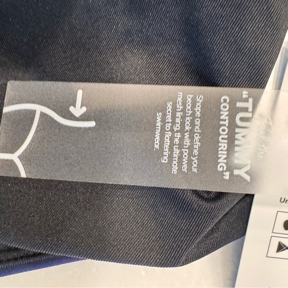 CUPSHE Women’s Blue One Piece Swimsuit Tummy Control NWT Size L - Picture 10 of 11